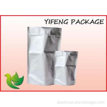 Stand Up Aluminum Foil Bag With Zipper For Food Packaging
